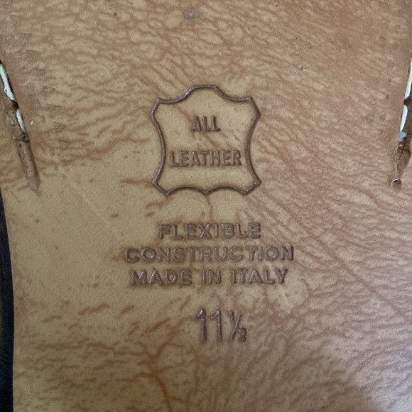 Pronto Uomo Firenze Made in Italy Men’s Brown Leather Shoe Size 11.5 - Picture 7 of 7